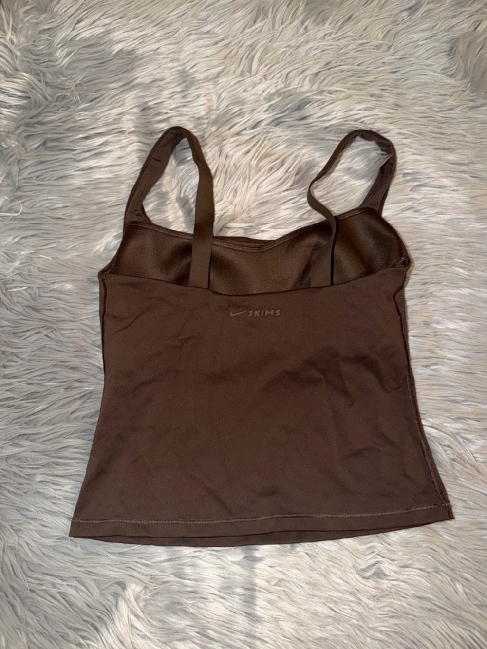 Nike skims matte square neck tank top